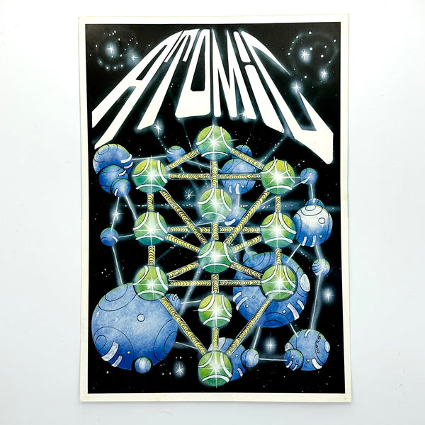 Atomic—DJs Easygroove, Ribbs, Worm (August 1992 rave flyer)