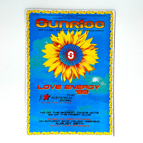 808 State, Frankie Knuckles, Baby D—Love Energy '93 (promo booklet)